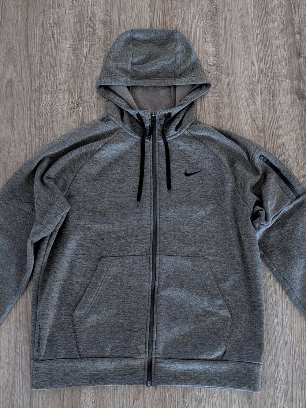 Nike Full Zip Therma-FIT Fleece Hoodie - Mens Medium - DQ4830